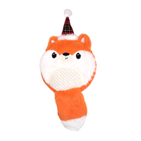 Great&Small Christmas Plush Fox with Big Squeaker