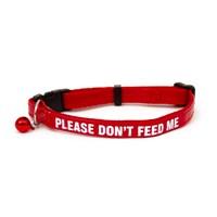 Great&Small Please Don't Feed Cat Collar
