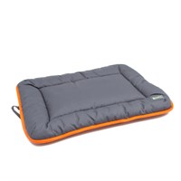 Great&Small Active Crate Mat Grey with Orange Trim