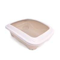 Great&Small Litter Tray with Rim Stone Beige