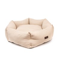 Great&Small Country Deluxe Cream Hexagon Dog Bed