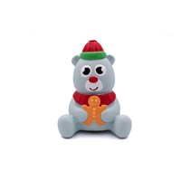 Great&Small Christmas Latex Bear with Gingerbread