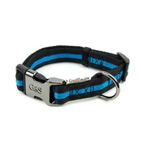 Great&Small Classic Soft Nylon Collar Blue