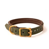 Hawkhurst Forest Green Leather Collar