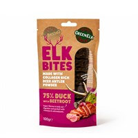 Green Elk Bites Duck & Beetroot