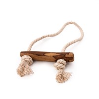 Green Elk Natural Olive Wood & Cotton Rope Loop - Large
