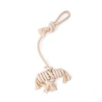 Green Elk Natural Rope Knotted Tugger