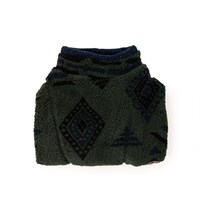 Great&Small Country Adventure Retro Green Patterned Fleece