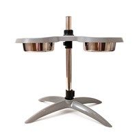 Great&Small Adjustable Raised Double Bowl