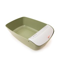 Great&Small Green Litter Tray with Storage Compartment