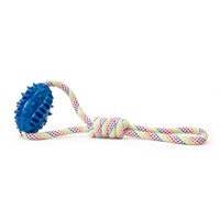 Great&Small Rainbow Rope Throw with Oval Ball