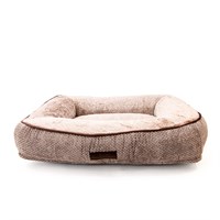 Snuggle & Snooze Soft Box Lounger Latte