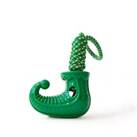 Great&Small Christmas Riley the Elf's Green TPR Shoe with Rope
