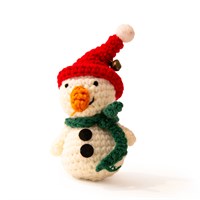 Great&Small Cosy Winter Wishes Knitted Snowman
