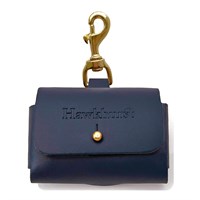 Hawkhurst Navy Blue Leather Poop Bag Holder
