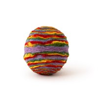 MoMo Handmade In Nepal Felt Rainbow Ball