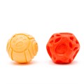 Great&Small Frubba Red Irregular Ball & Orange Paw Ball (2)>