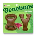 Benebone Tiny 2-Pack - Dental Chew/Wishbone Bacon>