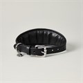 Lily & Leo Leather Whippet Collar Black>