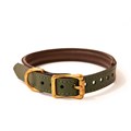 Hawkhurst Forest Green Leather Collar>