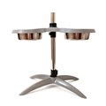 Great&Small Adjustable Raised Double Bowl>