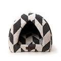 Snuggle & Snooze Grey Diamond Cat Igloo>