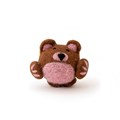 MoMo Handmade In Nepal Felt Brown Bear>