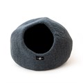 MoMo Handmade In Nepal Felt Grey Cat Cave>